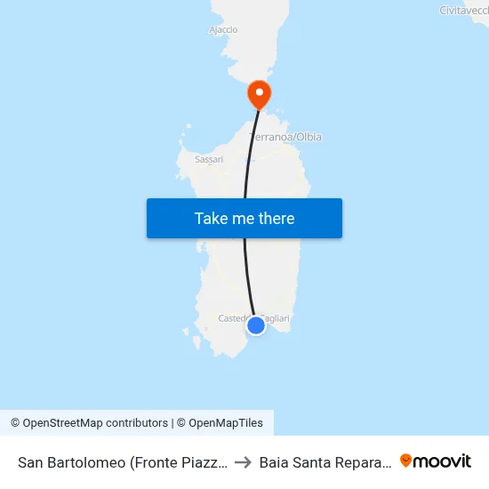 San Bartolomeo (Facing Square) to Santa Reparata Bay map