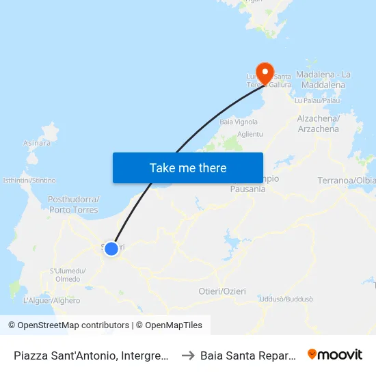 Sant'Antonio Square, Intergremio to Santa Reparata Bay map