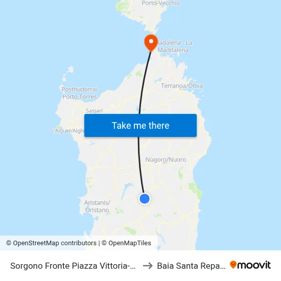 Sorgono Opposite Victory Square-Church to Santa Reparata Bay map