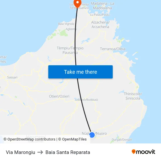 Marongiu Street to Santa Reparata Bay map