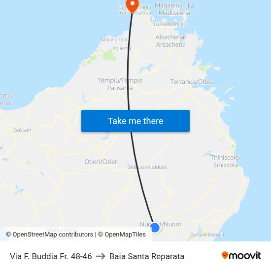 F. Buddia Street No. 48-46 to Santa Reparata Bay map