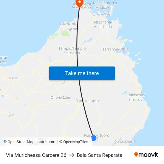 Murichessa Prison Street 26 to Santa Reparata Bay map