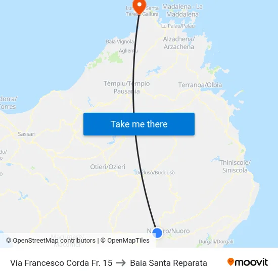 15 Francesco Corda Street to Santa Reparata Bay map