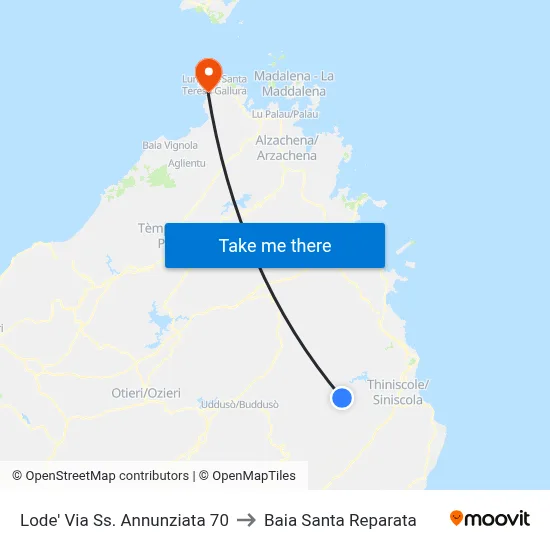 Lode' Annunziata Street 70 to Santa Reparata Bay map