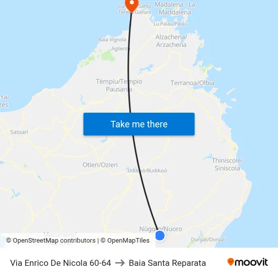 De Nicola Street 60-64 to Santa Reparata Bay map