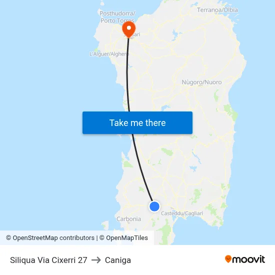 27 Cixerri Street, Siliqua to Caniga map