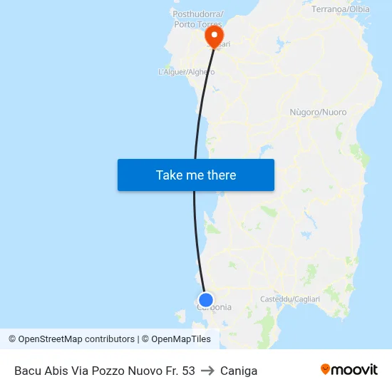 Bacu Abis New Well St Front 53 to Caniga map