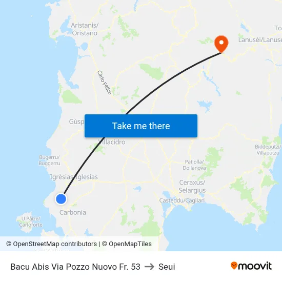 Bacu Abis New Well St Front 53 to Seui map