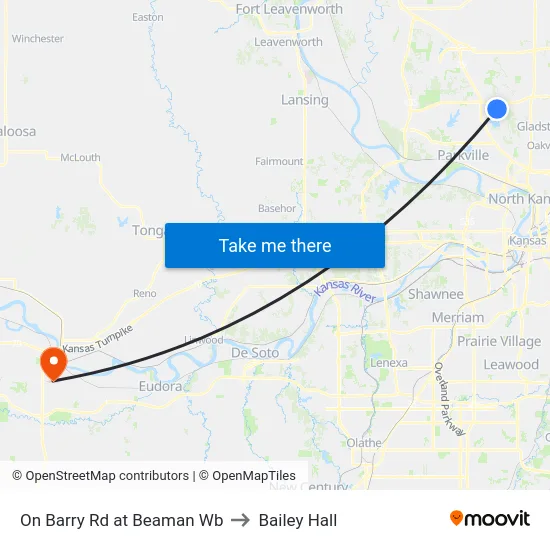 On Barry Rd at Beaman Wb to Bailey Hall map