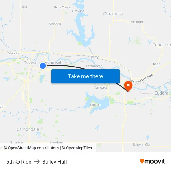 6th @ Rice to Bailey Hall map