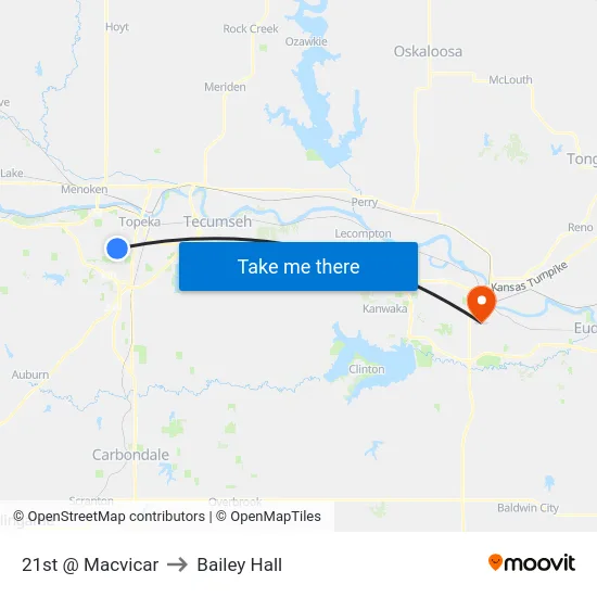 21st @ Macvicar to Bailey Hall map