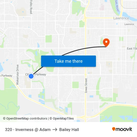 320 - Inverness @ Adam to Bailey Hall map