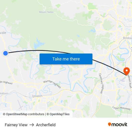 Fairney View to Archerfield map