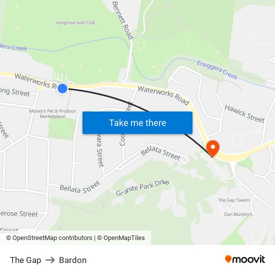 The Gap to Bardon map