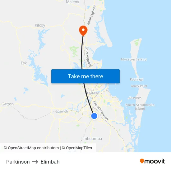 Parkinson to Elimbah map