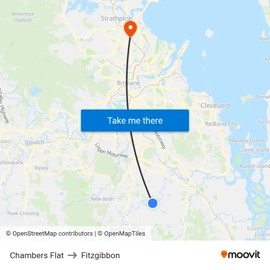 Chambers Flat to Fitzgibbon map