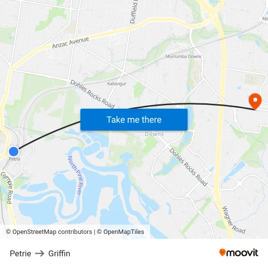 Petrie to Griffin map