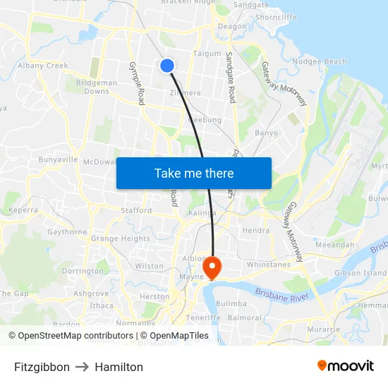 Fitzgibbon to Hamilton map