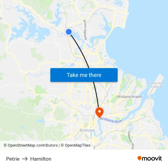 Petrie to Hamilton map