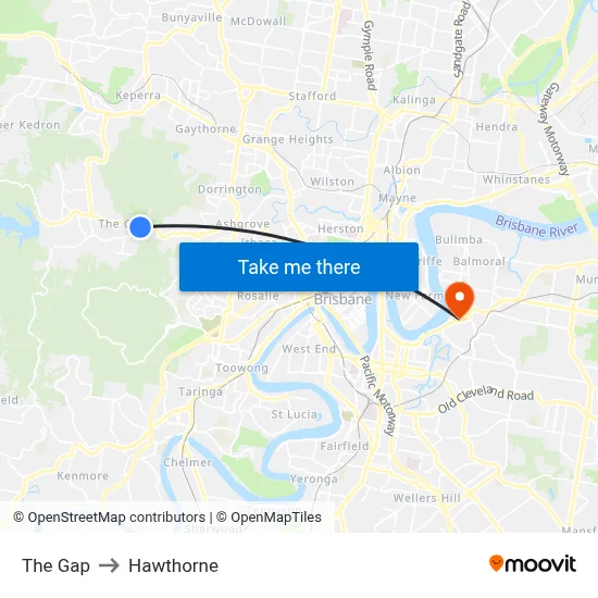 The Gap to Hawthorne map