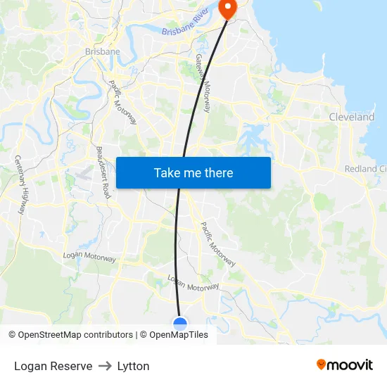 Logan Reserve to Lytton map