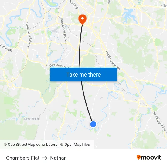 Chambers Flat to Nathan map