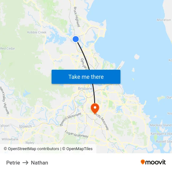 Petrie to Nathan map