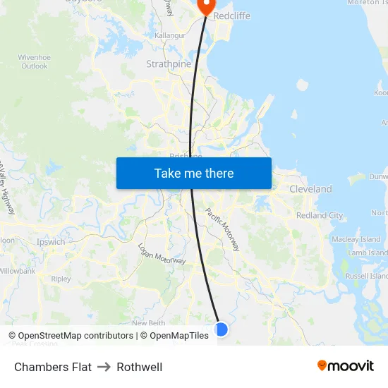 Chambers Flat to Rothwell map