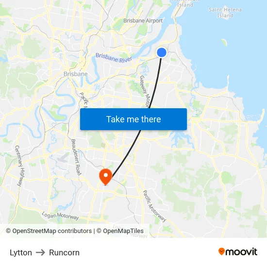 Lytton to Runcorn map
