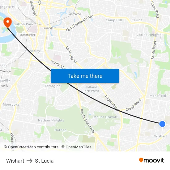 Wishart to St Lucia map