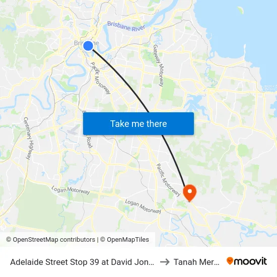 Adelaide Street Stop 39 at David Jones to Tanah Merah map