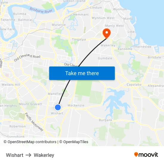 Wishart to Wakerley map