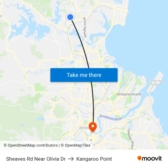Sheaves Rd Near Olivia Dr to Kangaroo Point map