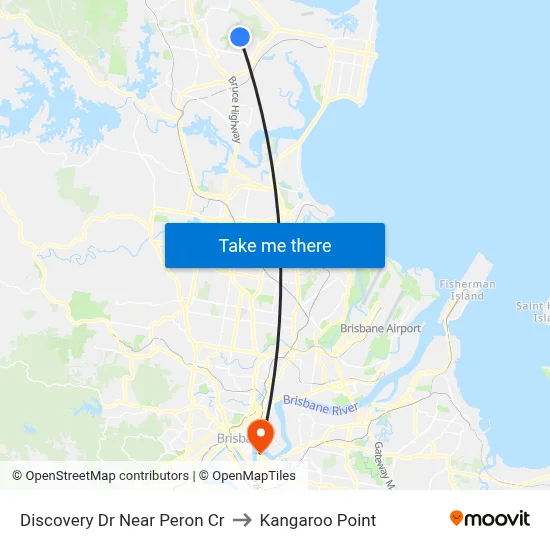 Discovery Dr Near Peron Cr to Kangaroo Point map