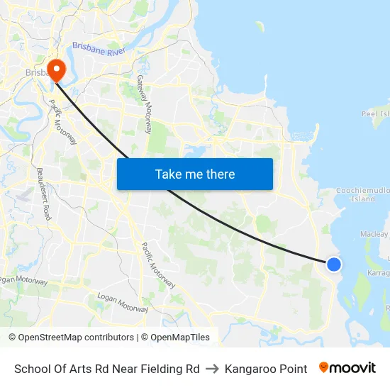 School Of Arts Rd Near Fielding Rd to Kangaroo Point map
