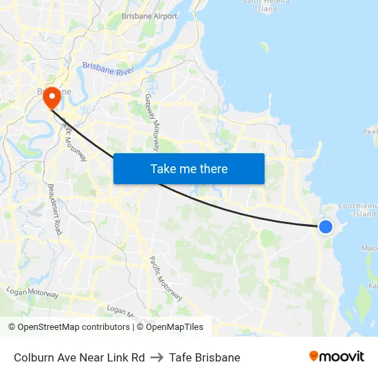 Colburn Ave Near Link Rd to Tafe Brisbane map