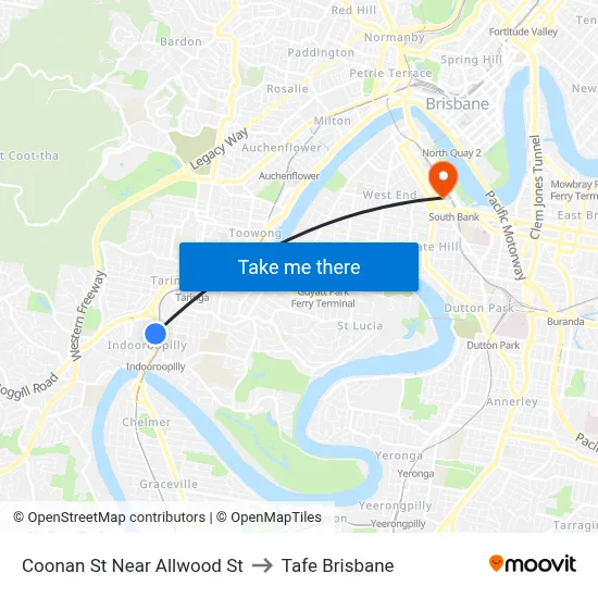 Coonan St Near Allwood St to Tafe Brisbane map