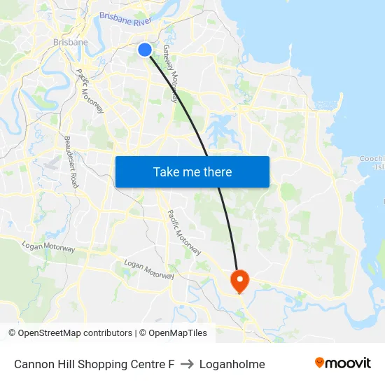 Cannon Hill Shopping Centre F to Loganholme map