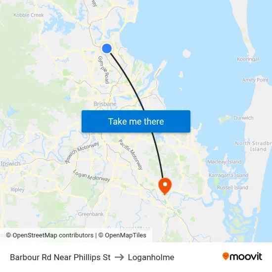 Barbour Rd Near Phillips St to Loganholme map