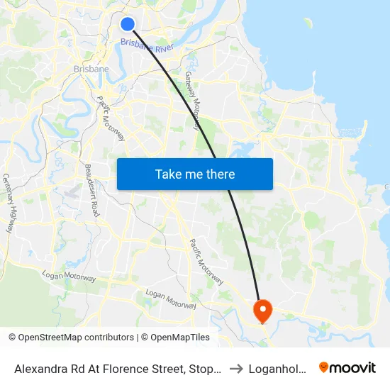 Alexandra Rd At Florence Street, Stop 29 to Loganholme map