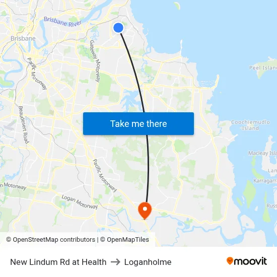 New Lindum Rd at Health to Loganholme map