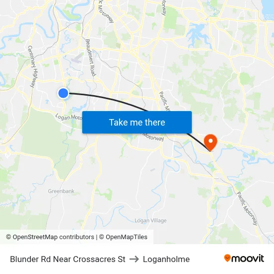 Blunder Rd Near Crossacres St to Loganholme map
