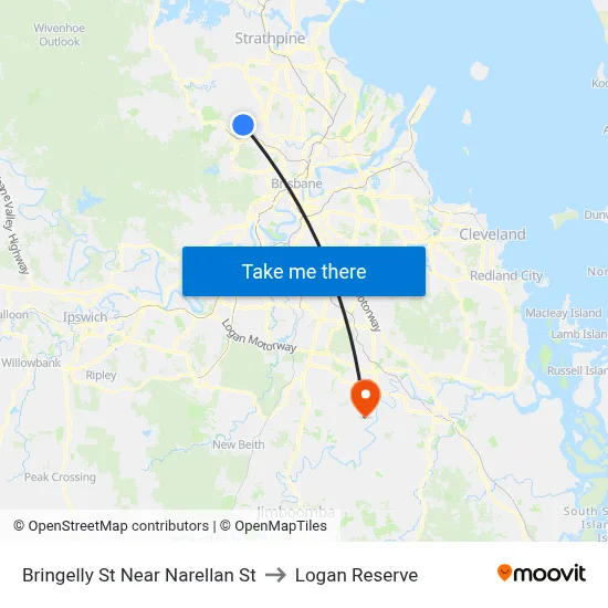 Bringelly St Near Narellan St to Logan Reserve map
