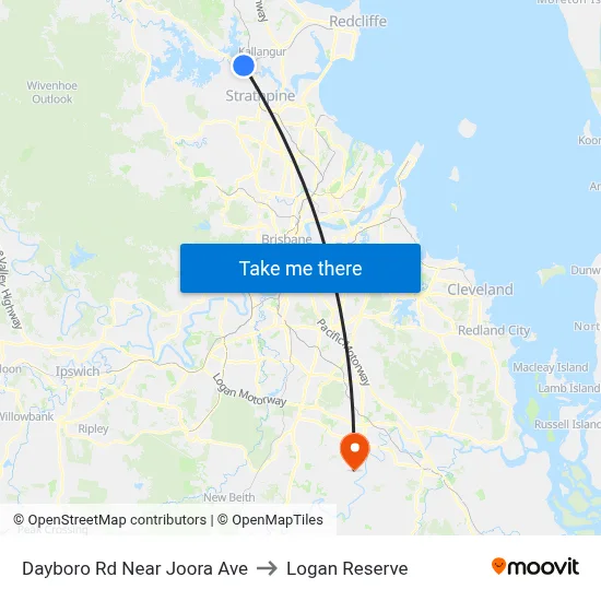 Dayboro Rd Near Joora Ave to Logan Reserve map