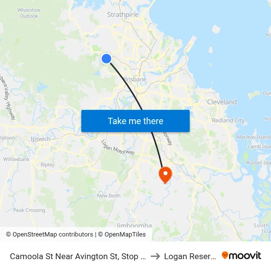 Camoola St Near Avington St, Stop 37 to Logan Reserve map