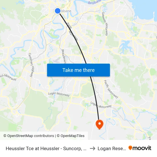 Heussler Tce at Heussler - Suncorp, Stop 5 to Logan Reserve map