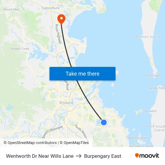 Wentworth Dr Near Wills Lane to Burpengary East map