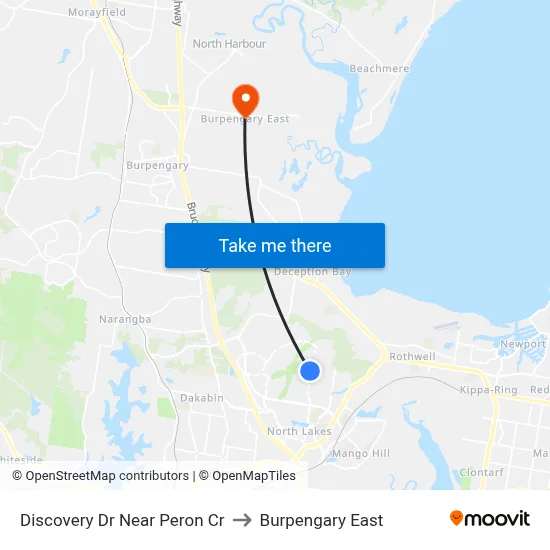 Discovery Dr Near Peron Cr to Burpengary East map