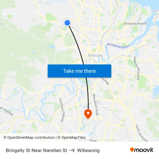 Bringelly St Near Narellan St to Willawong map