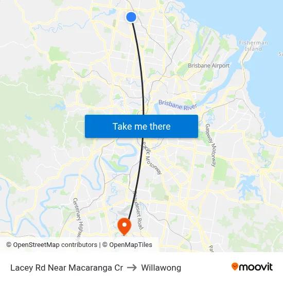 Lacey Rd Near Macaranga Cr to Willawong map